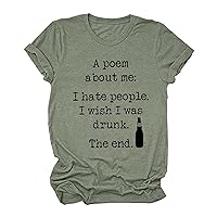 Plus Size Tops for Women for Under Cardigan T Shirt Top for Women Short-Sleeved Basic Tops Loose Womens Tops