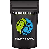Prescribed for Life Potassium Iodide Powder | USP Grade Potassium Iodide | Natural, Gluten Free, Vegan, Non-GMO | 4 oz