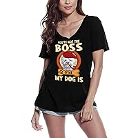 Women's Graphic T-Shirt V Neck Westie Cute Dog Lover Eco-Friendly Ladies Limited Edition Short Sleeve Tee-Shirt