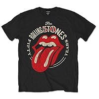 Rolling Stones Men's 50th Anniversary Vintage T-shirt Large Black