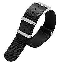 20mm 22mm NATO Nylon Fabric Watch Band Sport Military Parachute Strap Watchband Bracelet for Seiko/Omega/Rolex 300 (Color : S02, Size : 22mm)