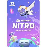 Discord Nitro 12-Month Subscription Gift Card [Digital Code]
