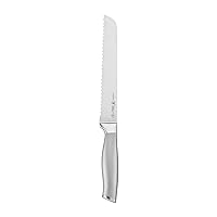 HENCKELS Modernist Razor-Sharp 8-inch Bread Knife, Cake Knife, German Engineered Informed by 100+ Years of Mastery, Gray