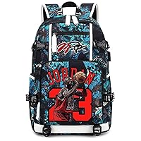 Basketball Player J-ordan Multifunction Backpack Travel Laptop Fans bag For Men Women