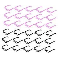 ERINGOGO 60pcs Mini Sunglasses Sun Glasses Doll Mini Glasses Mini Doll Glasses Props Mini Glasses for Dolls Doll Glasses Decors Dress up Glasses Doll Dress up Accessories Toy Plastic Baby