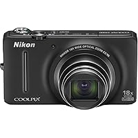 Nikon COOLPIX S9200 16 MP CMOS Digital Camera with 18x Zoom NIKKOR ED Glass Lens and Full HD 1080p Video (Black) (OLD MODEL)