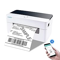 vretti Bluetooth Thermal Label Printer, 4x6 Shipping Label Printer for Shipping Packages & Small Business, Wireless Label Printer Compatible with iPhone Android Window Mac USPS UPS Amazon