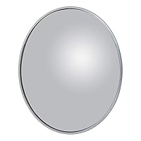 604773 3-3/4-Inch Round Aluminum Stick-On Blind Spot Mirror, Convex Glass