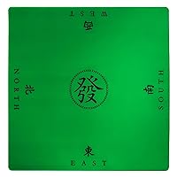 Mahjong Mat, Anti Slip and Noise Reduction Table Cover for Mahjong, Poker, Card Games, Board Games, Slip Resistant Mat(Green) (Limited Edition)