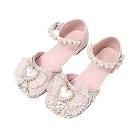 Kids Girls' Sneakers Princess Shoes Crystal Comfortable Soft Soled Little Girls Flat Single Shoes Baby Casual Shoes Girl