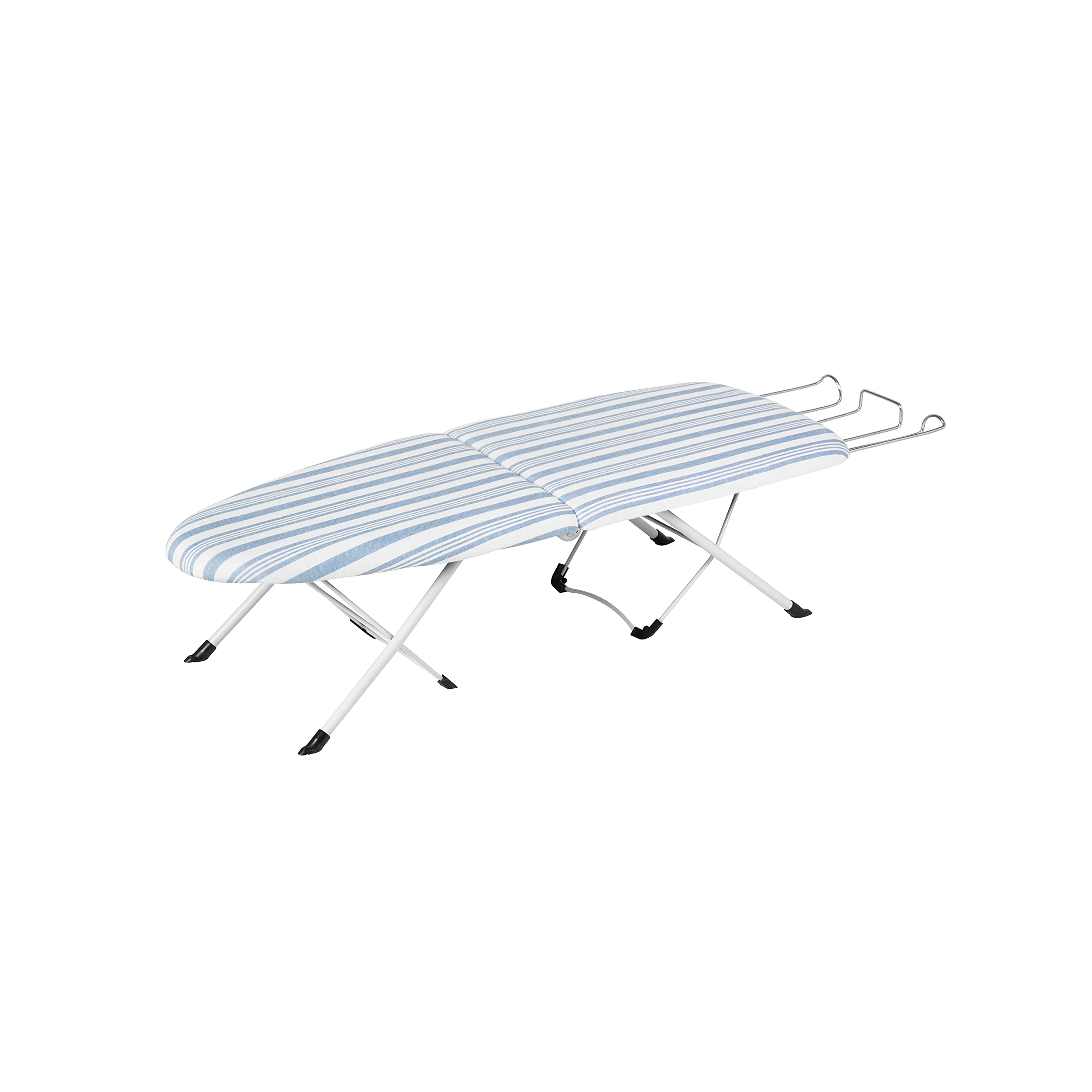 Honey-Can-Do Folding Tabletop Ironing Board with Iron Rest BRD-09222 Blue, 32” L x 12” W