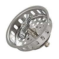 Threaded-Post Spin and Seal Replacement Basket, 3-1/2 Inch Diameter, Stainless Steel, 30047