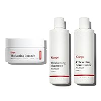 Keeps Hair Care Bundle for Hair Growth, Thickening Shampoo, Conditioner & Pomade