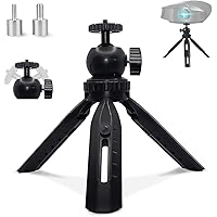 2-Be-Best Mini Projector Stand, Mini Projector Tripod Mount Compatible with DR.J, DBPOWER, Anker, PVO, Artlii, LoongSon, AuKing, ClokoWe, VOPLLS and Most Mini Projectors (Black, Upgraded)