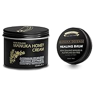 Manuka Eczema Honey Cream - Tea Tree Balm -Moisturizer for Sensitive Skin, Eczema, Psoriasis, Dermatitis - Softens Skin Irritations, Balm for Eczema, Rashes, Dry Skin By Balm of Gilead