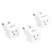 Amazon Basics 3-Pack Travel Plug Adapter Type E/F, Europe - France, Germany, Greece, Hungary, Iceland, the Netherlands, Norway, Poland, Portugal, Romania and Spain, White