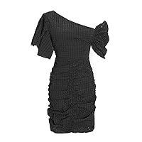 Women's Dresses Summer Dress Womens Casual Fashion Knee Length Mini Beautiful Dresses(Black,X-Small