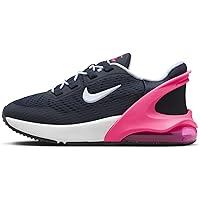 Nike Air Max 270 GO Little Kids' Easy On/Off Shoes (DV1969-401, Dark Obsidian/Fierce Pink/White)