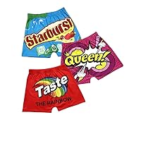 3 Pack Snack Shorts - High Waisted Booty Shorts Stretchy Biker Shorts for Women Sexy Candy Shorts