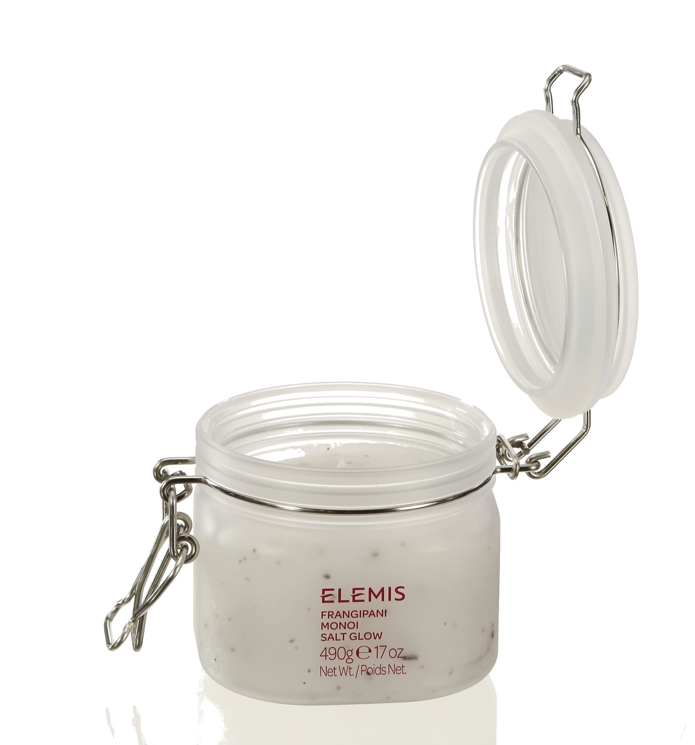 ELEMIS Frangipani Monoi Salt Glow | Luxurious Tropical Salt Scrub Helps to Lock in Moisture and Exfoliates, Smoothes, and Softens the Skin | 490g