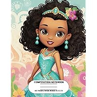Enchanted princess Composition notebook for school, Home, play, office: Wide ruled-80 pages, 8.5x11
