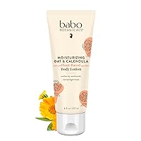 Moisturizing Oat & Calendula Body Lotion - for Dry or Sensitive Skin - for All Ages - Vegan - Lightly Scented - 1 or 2 Pack