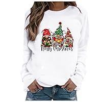 Christmas Tops for Women Snowflake Turtleneck Long Sleeve Jumper Fun and Cute Loose Pullover Sweater