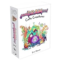MonsDRAWsity Cute Creatures 40-Card Expansion, Drawing Party Game on Verbal Description, Take Turns Describing & Drawing a Monster - Be The Player Whose Drawing Most Closely Matches