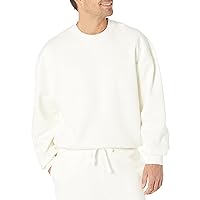 Amazon Essentials Men's Oversized-Fit Crewneck Sweatshirt (Available in Big & Tall)