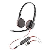 Plantronics 209747-22 Blackwire C3225 Headset,7.4 x 2.4 x 8.6 Inches
