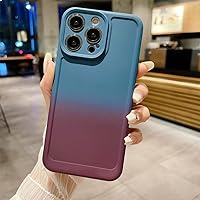 Liquid Silicone Case for Huawei P60 P50 P40 P30 Pro for Huawei Mate 50 40 30 Nova 11 10 Pro Gradient Color Phone Cover,Blue,red,for Mate 30 Pro