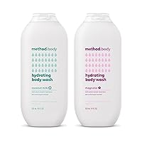 Hydrating Body Wash Variety Pack - Magnolia 18 fl oz + Coconut Milk 18 fl oz, Paraben and Phthalate Free