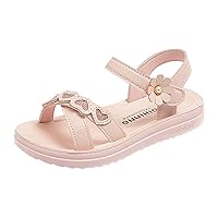 Beach Sandals for Kids Children Shoes Summer Flower Sandals Fashion Little Girls Soft Sole Princess Big Girl Sandals 5