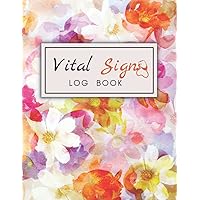 Vital Signs Log Book: Vital Signs Notepad To Record Allergy, Medications, Record Weight, Temperature, Blood Oxygen, Blood Sugar, Blood Pressure, Heart ... ( Record Book by ProData Publishing)