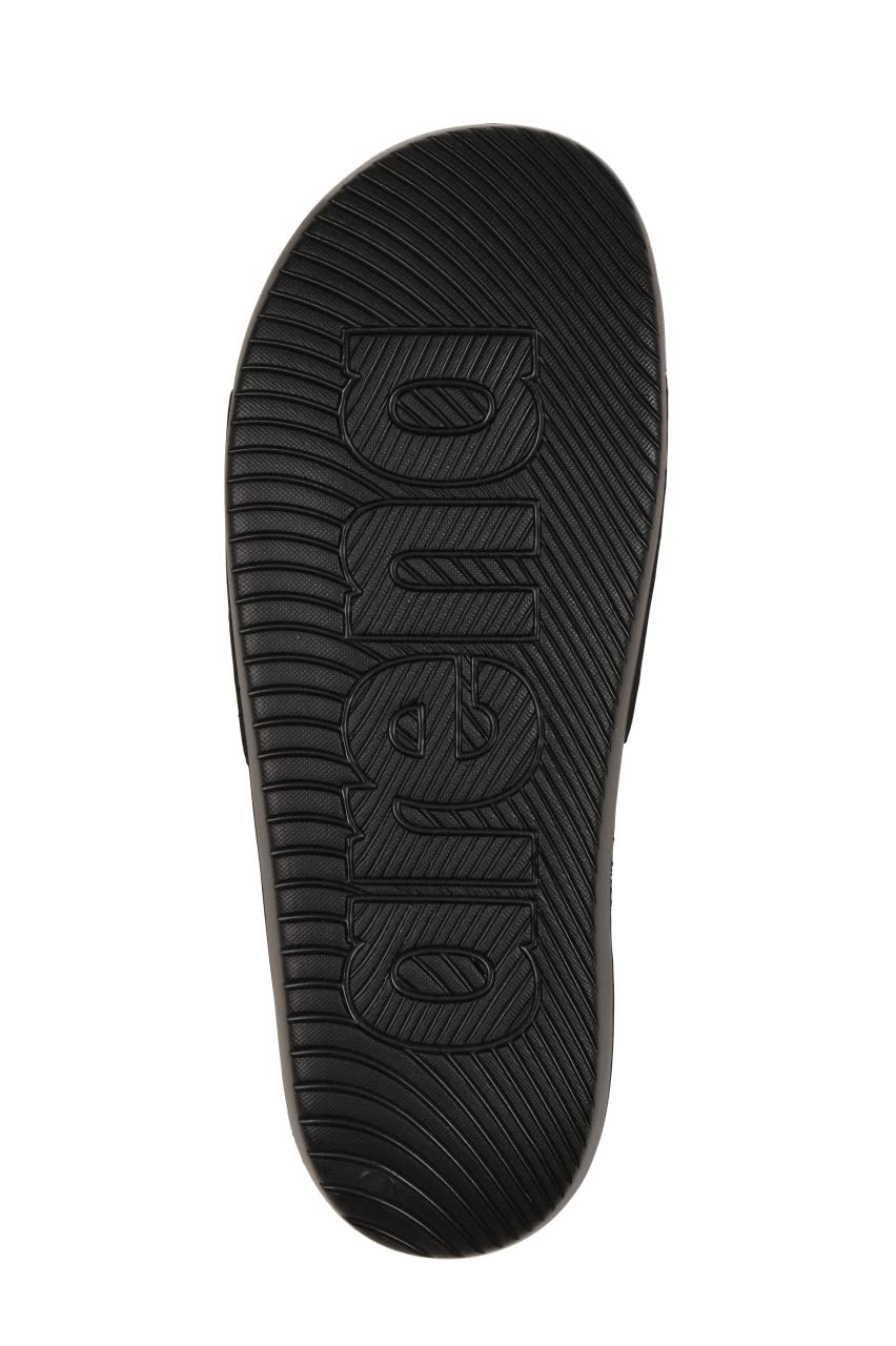 Arena Men's Slide Sandal, Diamonds Black-Lime, 12.5