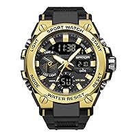 KXAITO Men's Watches Sport Outdoor Waterproof Military Watch Date Multi Function Tactics LED Alarm Stopwatch