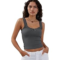 Women's Spicy Girl bm Camisole lace Pure Desire Style top with a Base Knit Sweater