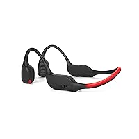 PHILIPS GO A7607 Open-Ear Bone Conduction Bluetooth Headphones with Bluetooth Multipoint, IP66 Water-Resistant, Black