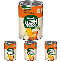 Campbell's Well Yes! Butternut Squash Bisque, Vegetarian Soup, 16.2 Oz Can (Pack of 4)