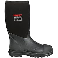 Tingley Badger 87251 Steel Toe Boot, Men's 5 / Women's 7, Black
