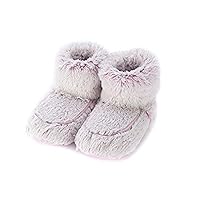 Warmies microwavable French Lavender Scented Pink Marshmallow Boots