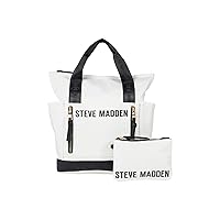Steve Madden Theda Backpack White/Black One Size