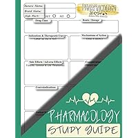 Nursing School Pharmacology Notebook: A Blank Medication Template for Nursing Student and Study Guide