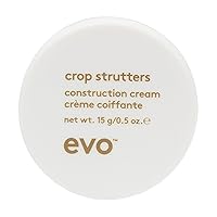 EVO Crop Strutters Construction Cream - Medium Hold Smoothing Hair Cream - Supports and Provides Definition with Medium Shine