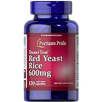 Puritan's Pride Red Yeast Rice 600 Mg, 120 Count