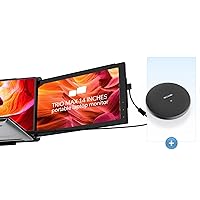 Trio Monitor with Bluetooth Conference Speakers, Mobile Pixels 12.5 Inch Full HD IPS USB A/Type-C USB Powered On-The-Go(1 Monitor Plus Kickstand and 1* Speakers)