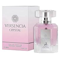 ALHAMBRA VERSENCIA,CRYSTAL EAU DE PARFUM 100ml | LUXURY LONG LASTING FRAGRANCE | PREMIUM IMPORTED FRAGRANCE SCENT FOR MEN AND WOMEN | PERFUME GIFT SET | ALL OCCASION (Pack of 1)