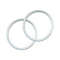 Instant Pot 2-Pack Sealing Ring 5 & 6-Qt, Inner Pot Seal Ring, Electric Pressure Cooker Accessories, Non-Toxic, BPA-Free, Replacement Parts, Clear
