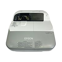 Epson PowerLite 470 3LCD Projector Ultra Short Throw ELPLP71 V13H010L71, Bundle: Power Cable, HDMI Cable, Remote Control