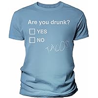 Funny Drinking Shirt for Men - are You Drunk Yes Or No - Tacos
